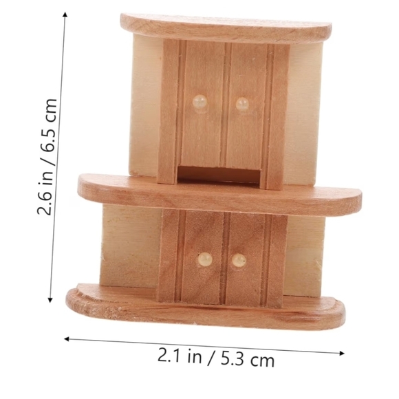 Wooden Dollhouse Furniture Set - Picture 3 of 3